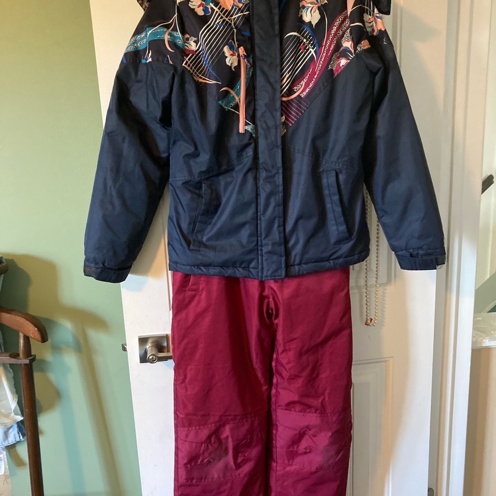 Girls Zero Zone snow suit